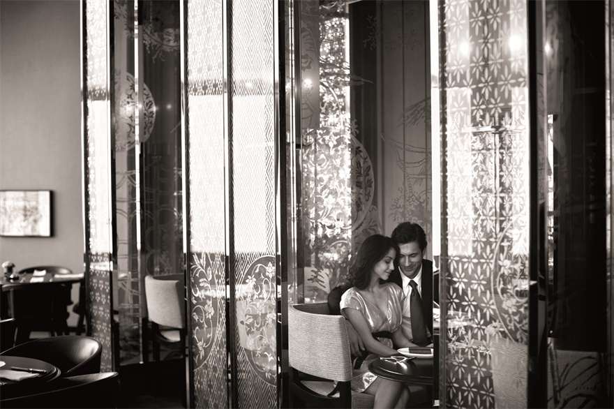 Couple at Restaurant